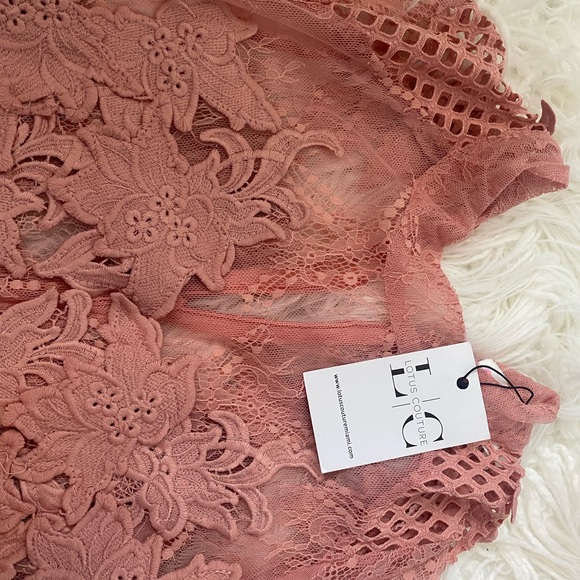 Lotus Couture Miami Appliqué Dress - Picture 5 of 5